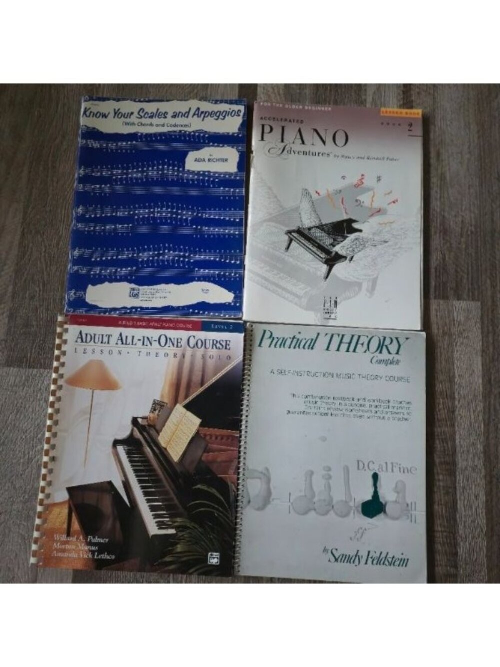 Big Piano Student Book Bundle! 4-Piece Lot: Faber, Alfred Adult, Scales & Theory
